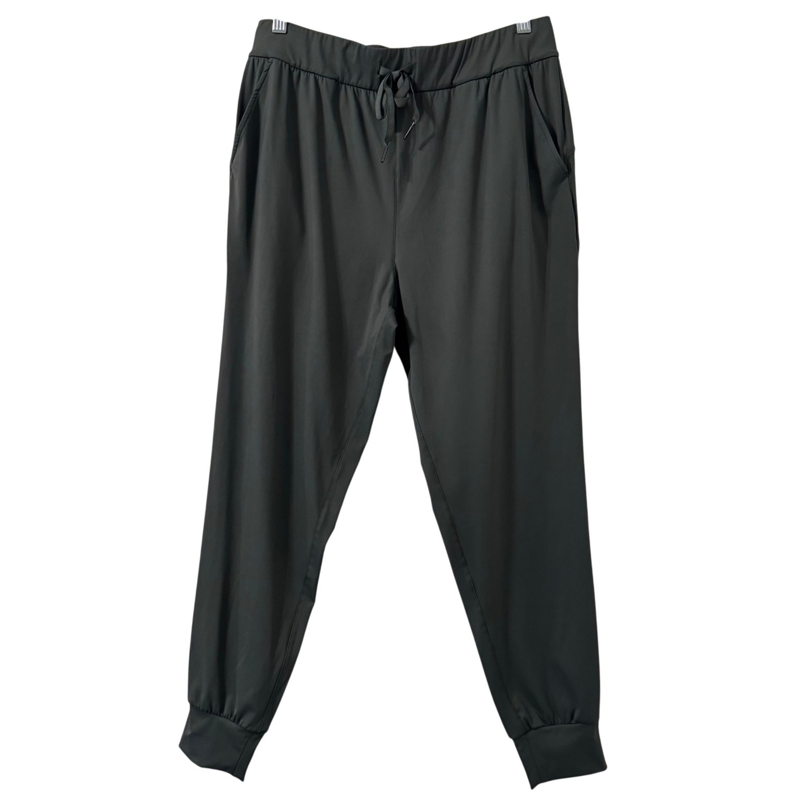 Sage Collective Joggers Womens S Green High Rise Pull On Gym Activewear